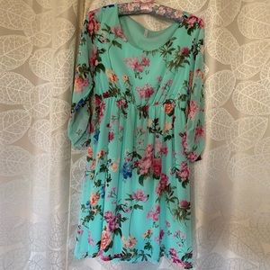 Maternity floral dress
